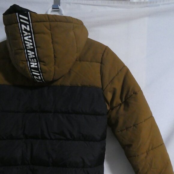 H&M NEW WAYZ | 11-12 years US 14 | Black and Brown Hooded Puffer Jacket - Picture 13 of 16